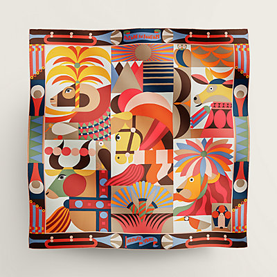 Carré 90 double face Tapis de Selle | Hermès Canada Carré 90 double face Tapis de Selle | Hermès Canada